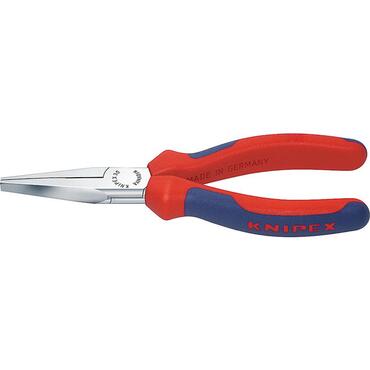 Snipe nose pliers, chrome-plated with multi-component handles type 30 15